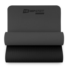 Коврик для фитнеса Hop-Sport HS-T006GM TPE dark gray-black